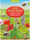 ELLA & MAX SVĚT PTÁKŮ, HMYZU a dalších zvířat našich zahrad – Knížka s plakátem a samolepkami