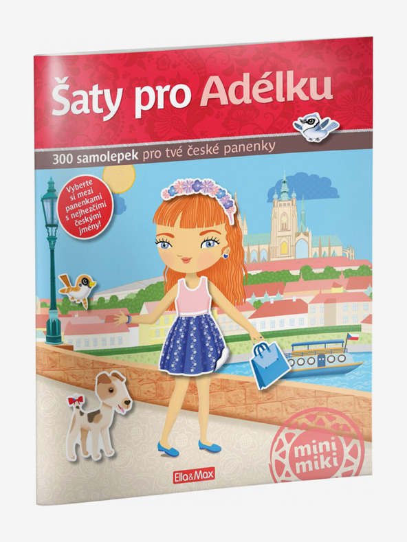 ELLA & MAX Šaty pro ADÉLKU ─ Kniha samolepek