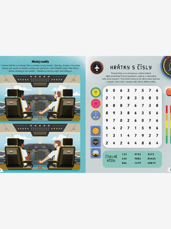 ELLA & MAX Knížka na cesty LETADLEM – Stop nudě: kvízy, rébusy, hry