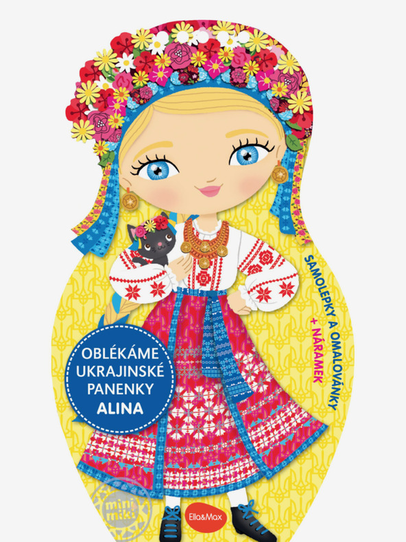 ELLA & MAX Oblékáme ukrajinské panenky ALINA – Omalovánky