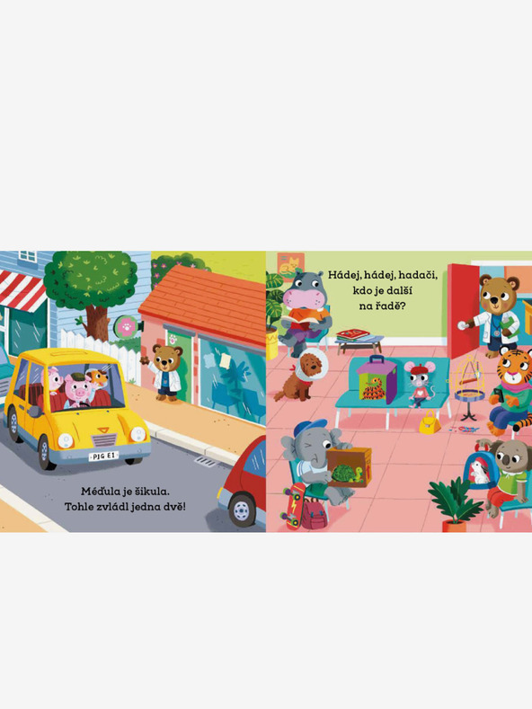 ELLA & MAX MÉĎULA ŠIKULA VETERINÁŘEM – Obrázky s pohyblivými prvky