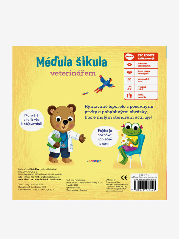 ELLA & MAX MÉĎULA ŠIKULA VETERINÁŘEM – Obrázky s pohyblivými prvky