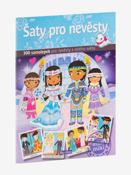 ELLA & MAX Šaty pro NEVĚSTY - kniha samolepek