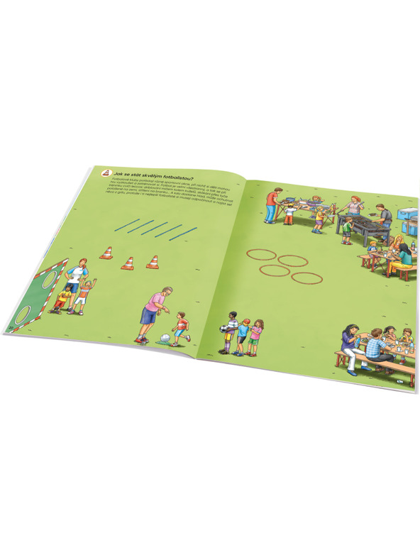 ELLA & MAX Můj první samolepkový sešit – FOTBAL