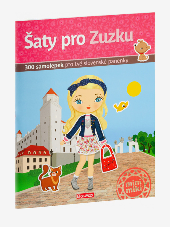 ELLA & MAX Šaty pro ZUZKU – Kniha samolepek