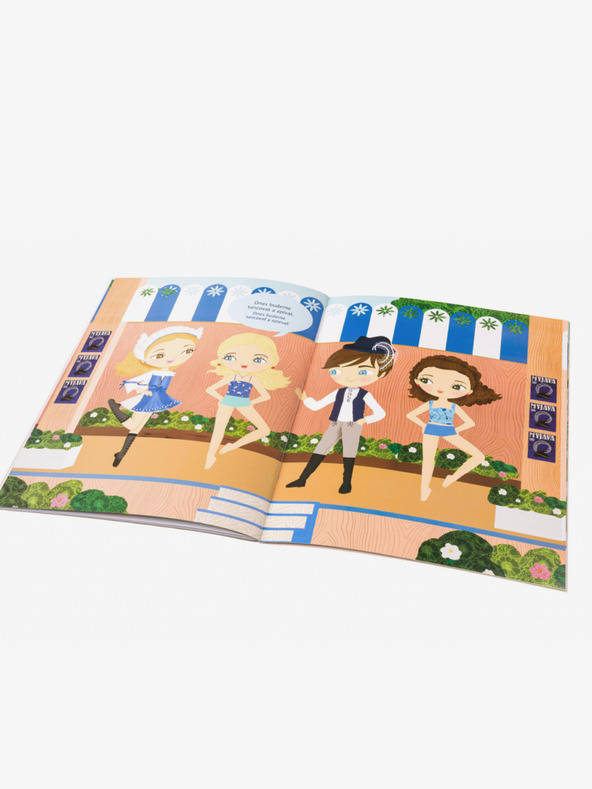 ELLA & MAX Šaty pro ZUZKU – Kniha samolepek