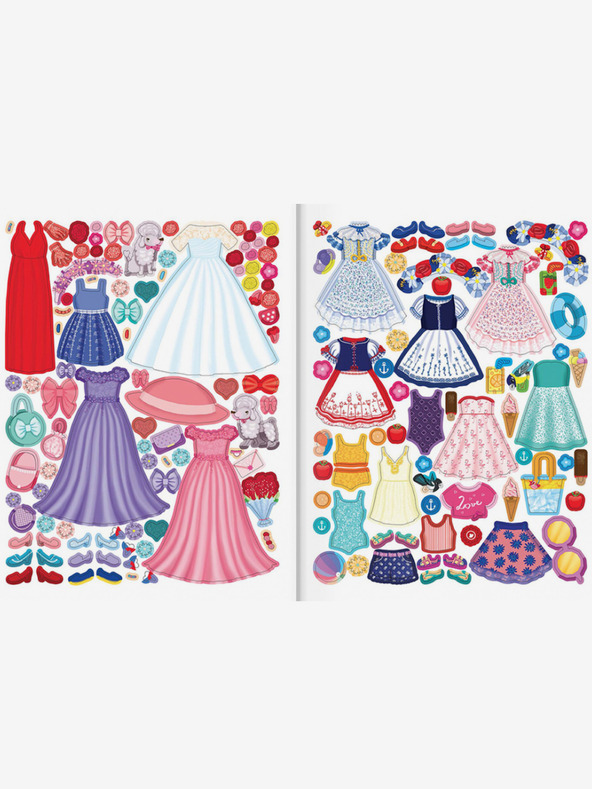 ELLA & MAX Šaty pro VIKTORKU ─ Kniha samolepek