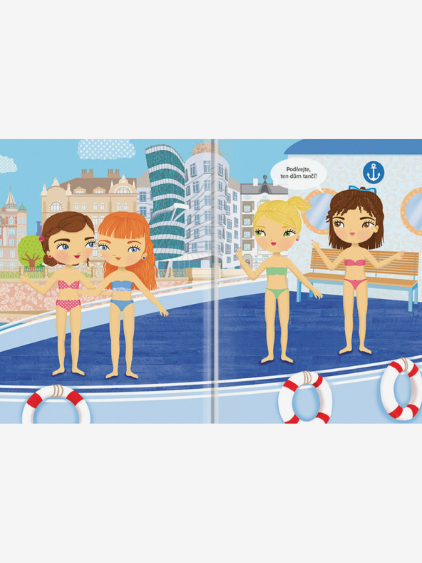 ELLA & MAX Šaty pro VIKTORKU ─ Kniha samolepek