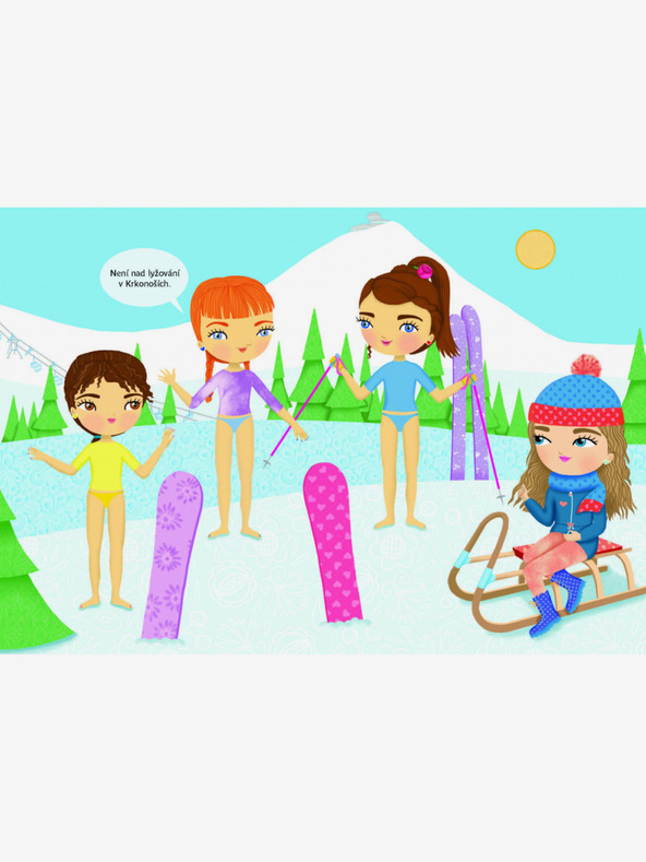 ELLA & MAX Šaty pro VIKTORKU ─ Kniha samolepek