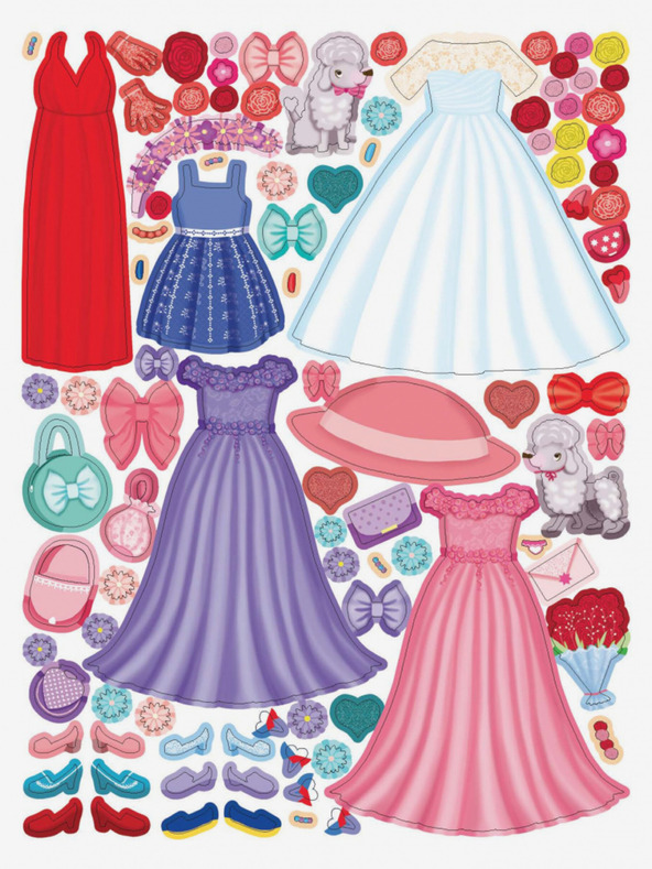 ELLA & MAX Šaty pro VIKTORKU ─ Kniha samolepek