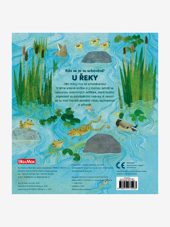 ELLA & MAX Kdo se to tu schovává? U ŘEKY – Knížka s odklápěcími okénky