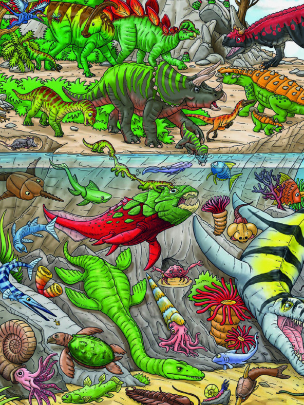 ELLA & MAX Velká knížka DINOSAUŘI pro malé vypravěče