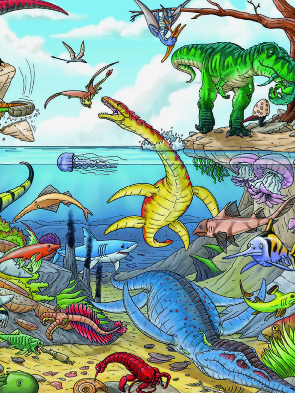 ELLA & MAX Velká knížka DINOSAUŘI pro malé vypravěče