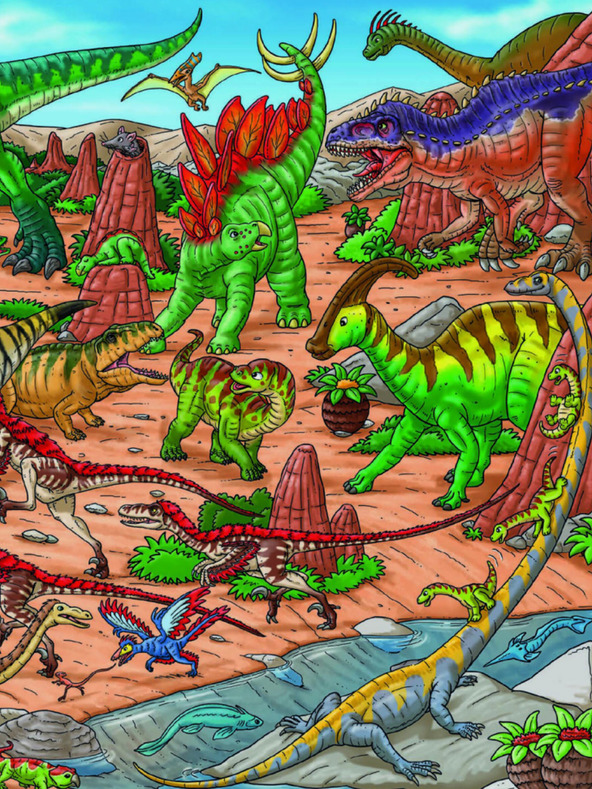 ELLA & MAX Velká knížka DINOSAUŘI pro malé vypravěče