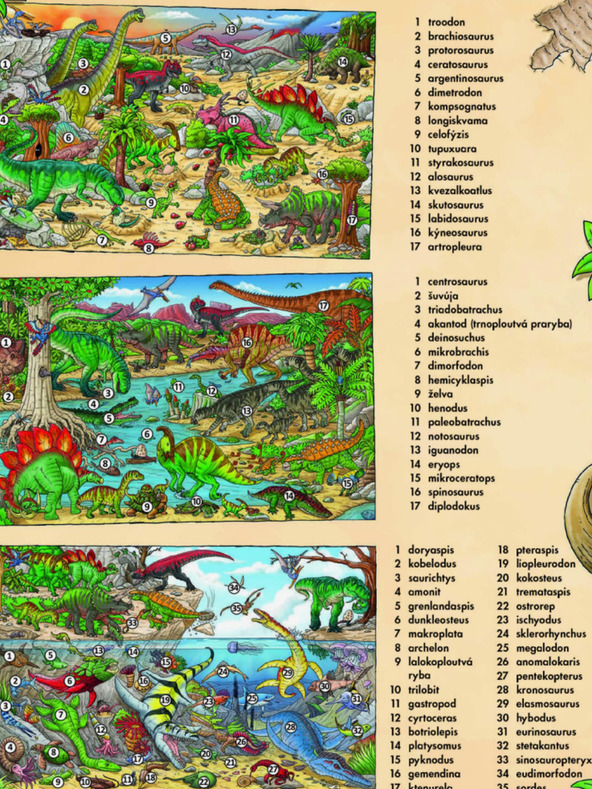 ELLA & MAX Velká knížka DINOSAUŘI pro malé vypravěče