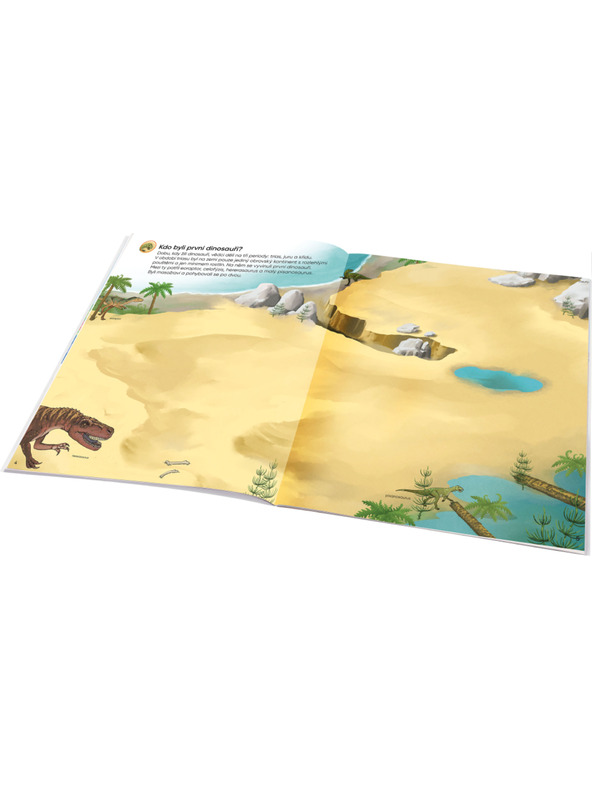 ELLA & MAX Můj první samolepkový sešit – DINOSAUŘI