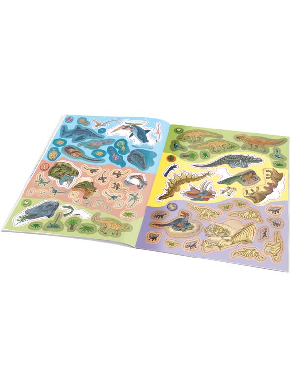 ELLA & MAX Můj první samolepkový sešit – DINOSAUŘI