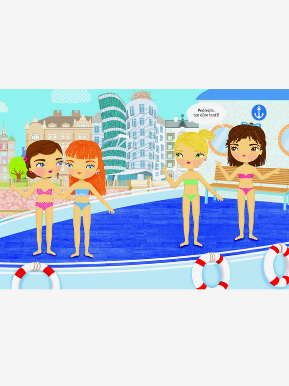 ELLA & MAX Šaty pro TEREZKU ─ Kniha samolepek