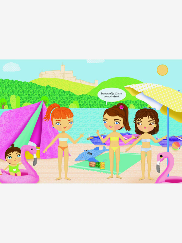 ELLA & MAX Šaty pro TEREZKU ─ Kniha samolepek