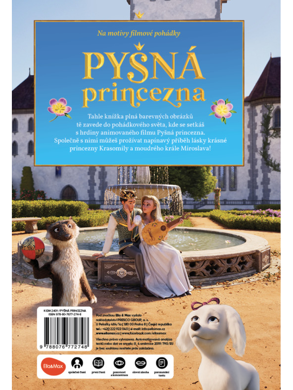 ELLA & MAX PYŠNÁ PRINCEZNA – Knížka na motivy filmové pohádky
