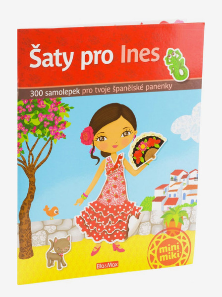 ELLA & MAX Šaty pro Ines - kniha samolepek