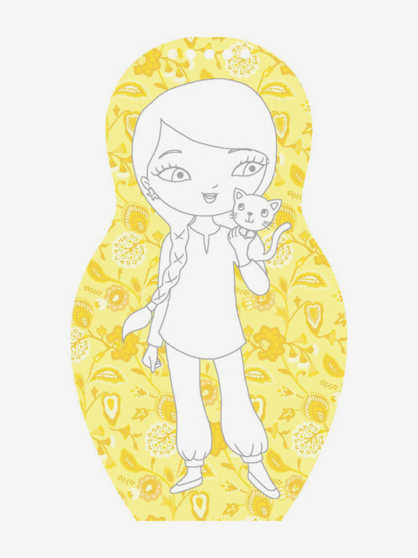 ELLA & MAX Oblékáme jordánské panenky ZEINA – Omalovánky