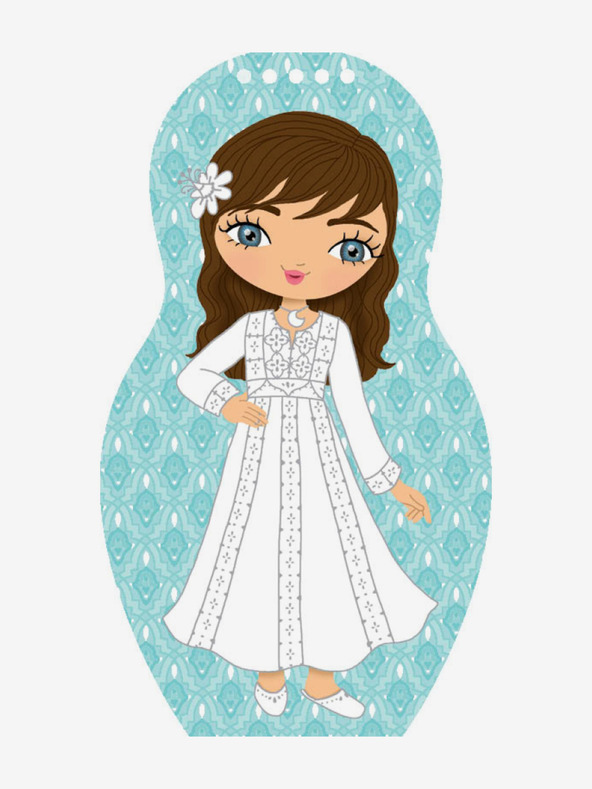 ELLA & MAX Oblékáme jordánské panenky ZEINA – Omalovánky