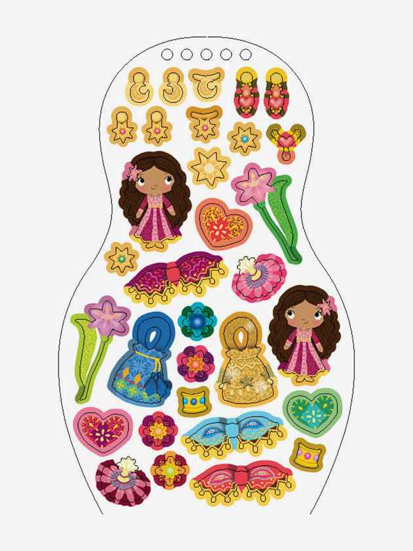 ELLA & MAX Oblékáme jordánské panenky ZEINA – Omalovánky