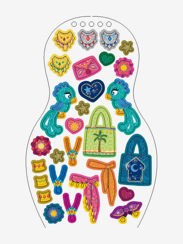 ELLA & MAX Oblékáme jordánské panenky ZEINA – Omalovánky