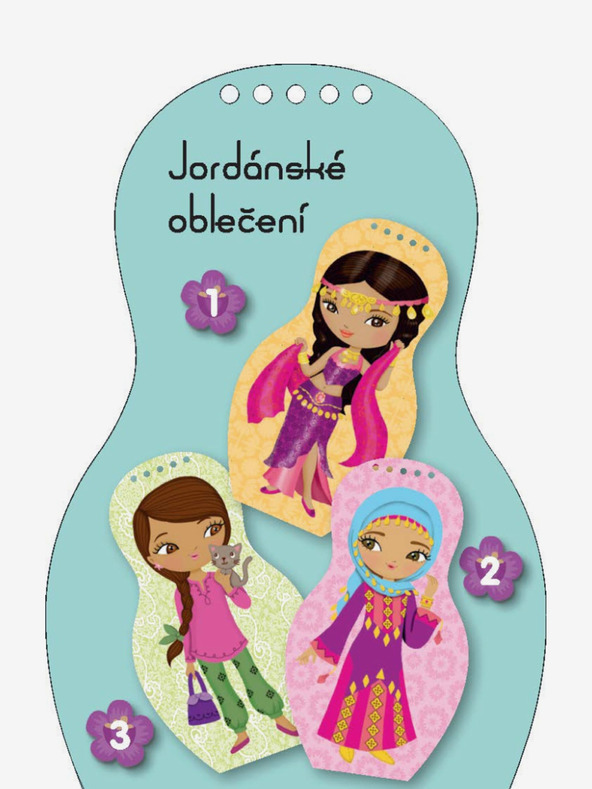 ELLA & MAX Oblékáme jordánské panenky ZEINA – Omalovánky