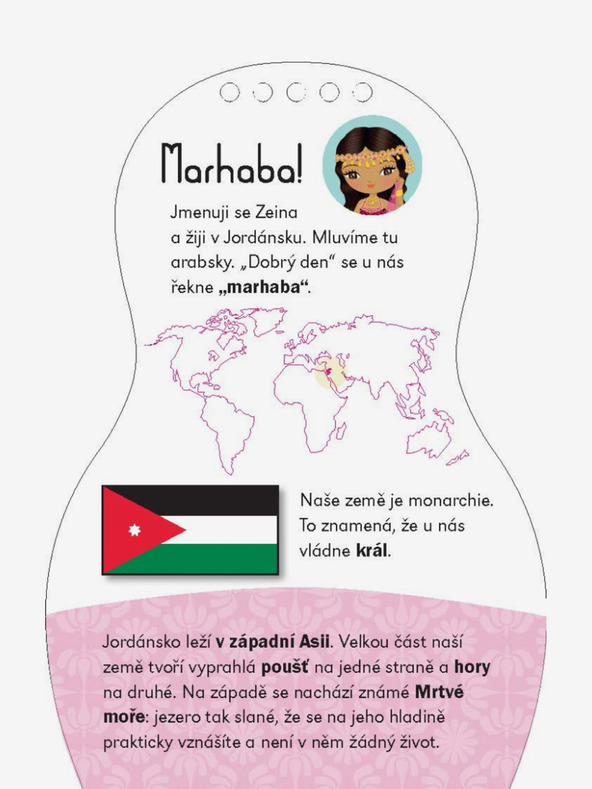 ELLA & MAX Oblékáme jordánské panenky ZEINA – Omalovánky