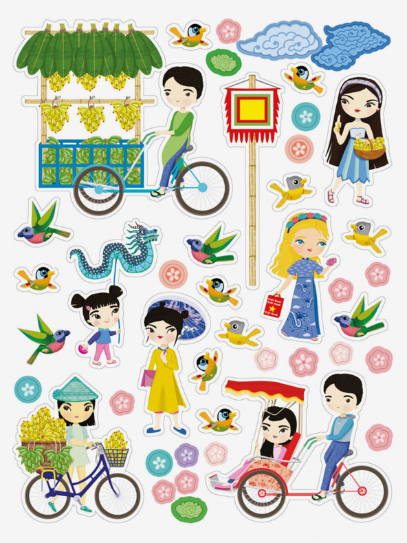 ELLA & MAX NGOC & HANOJ – Město plné samolepek