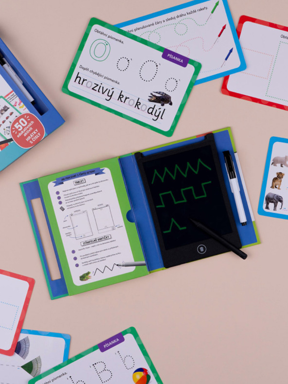 ELLA & MAX Kouzelný tablet & stíratelné karty – První PÍSANKA
