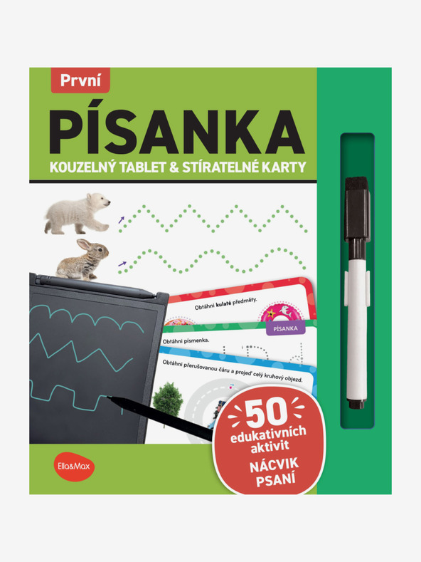 ELLA & MAX Kouzelný tablet & stíratelné karty – První PÍSANKA