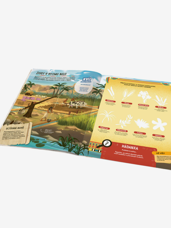 ELLA & MAX MISE EGYPT – Pátrej a lušti se samolepkami