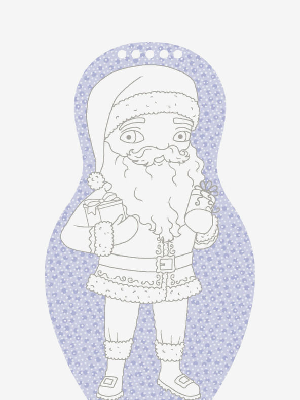 ELLA & MAX Oblékáme panenky VÁNOCE – Omalovánky