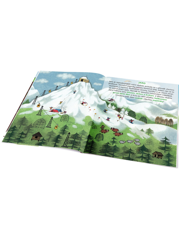 ELLA & MAX KRTEK a JARO ─ Kniha samolepek