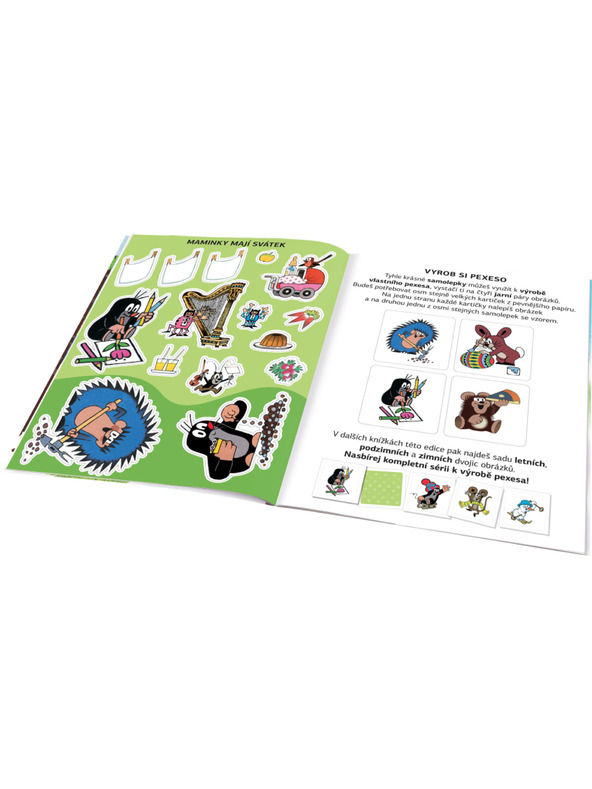 ELLA & MAX KRTEK a JARO ─ Kniha samolepek