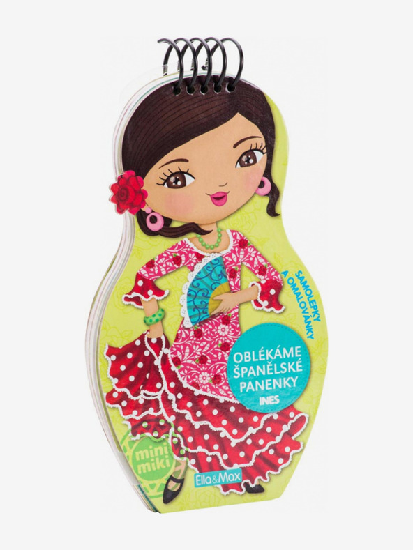 ELLA & MAX Oblékáme španělské panenky Ines - omalovánky