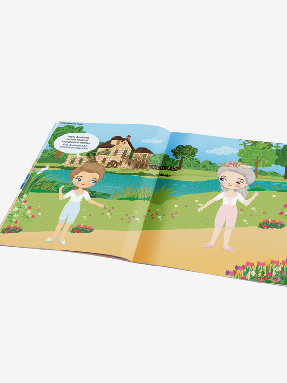 ELLA & MAX Šaty pro princeznu EMMU – Kniha samolepek