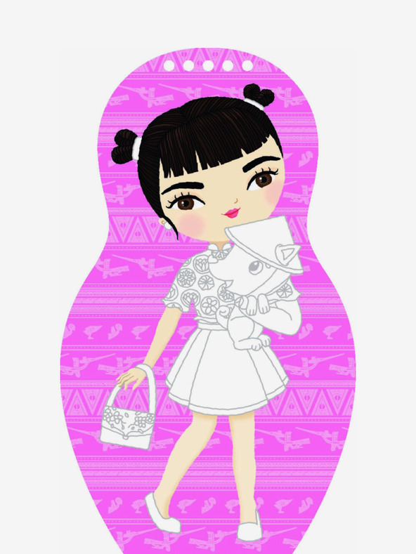 ELLA & MAX Oblékáme vietnamské panenky NGOC – Omalovánky