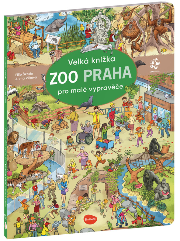 ELLA & MAX Velká knížka ZOO PRAHA pro malé vypravěče