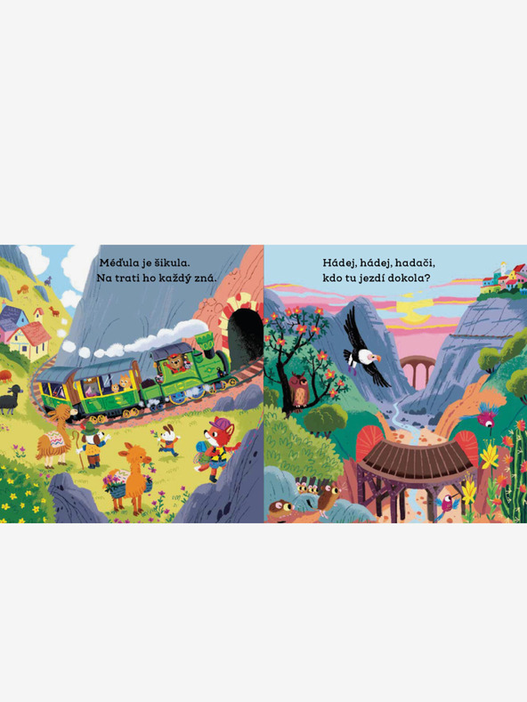 ELLA & MAX MÉĎULA ŠIKULA STROJVEDOUCÍM – Obrázky s pohyblivými prvky