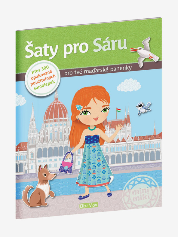 ELLA & MAX Šaty pro SÁRU ─ Kniha samolepek