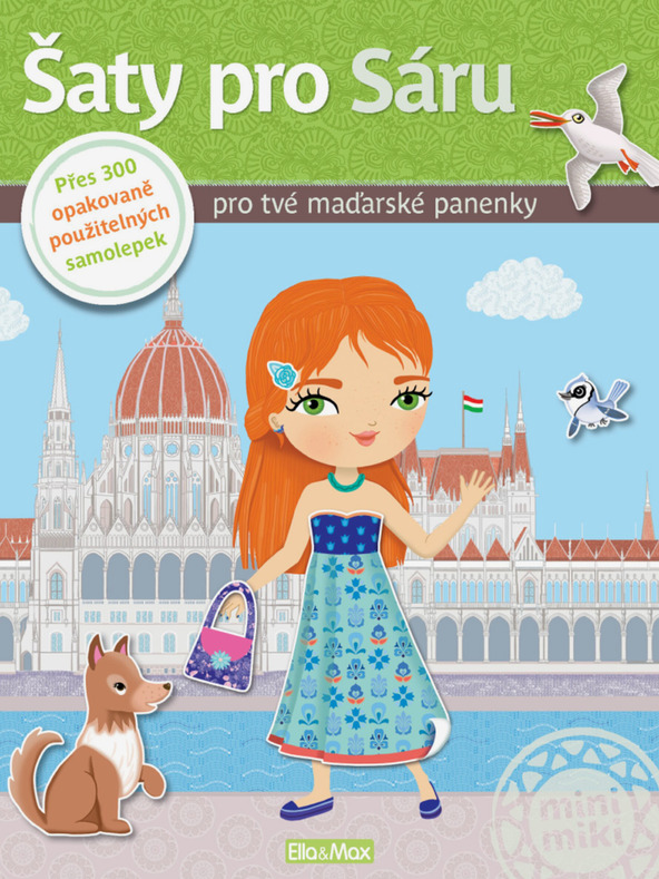 ELLA & MAX Šaty pro SÁRU ─ Kniha samolepek