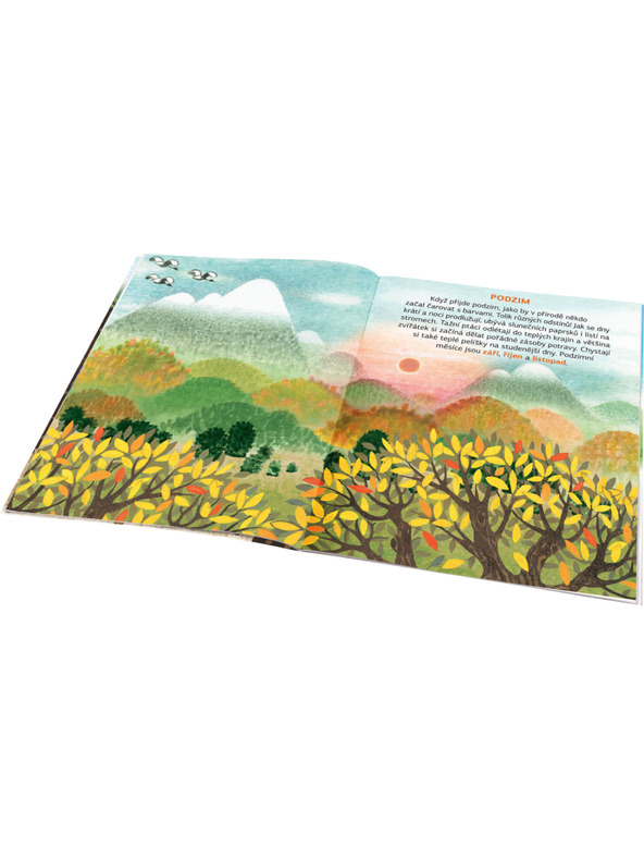 ELLA & MAX KRTEK a PODZIM ─ Kniha samolepek