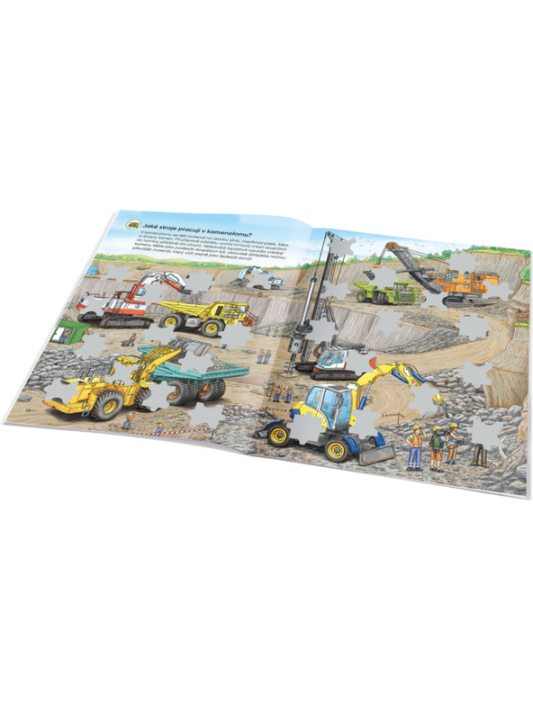 ELLA & MAX Můj první samolepkový sešit – STAVEBNÍ STROJE