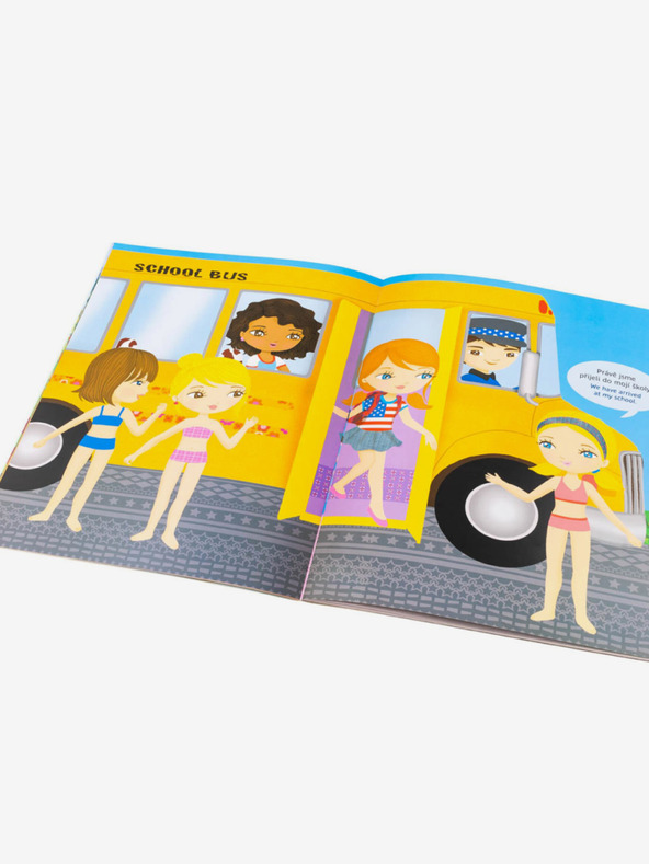 ELLA & MAX Šaty pro AMY - kniha samolepek