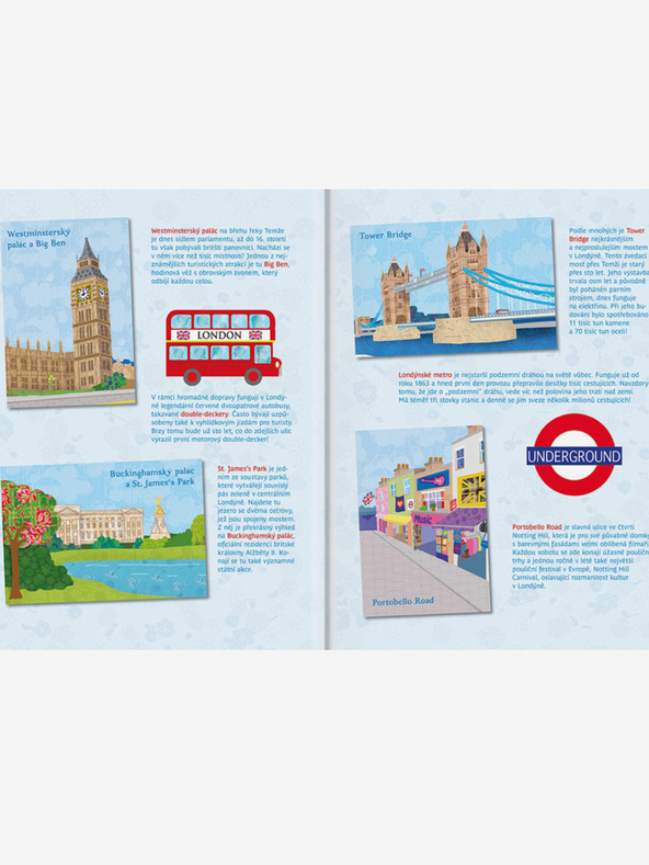 ELLA & MAX KATE & LONDÝN – Město plné samolepek