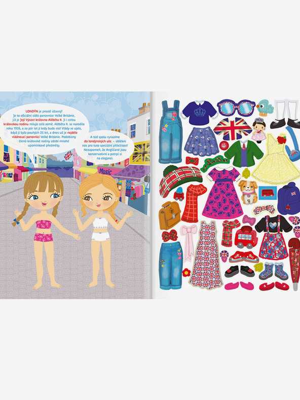 ELLA & MAX KATE & LONDÝN – Město plné samolepek